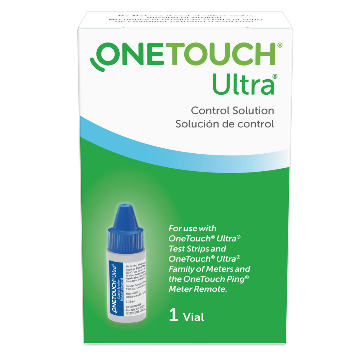 Blood Glucose Control Solution One Touch® Ultra - BeHope