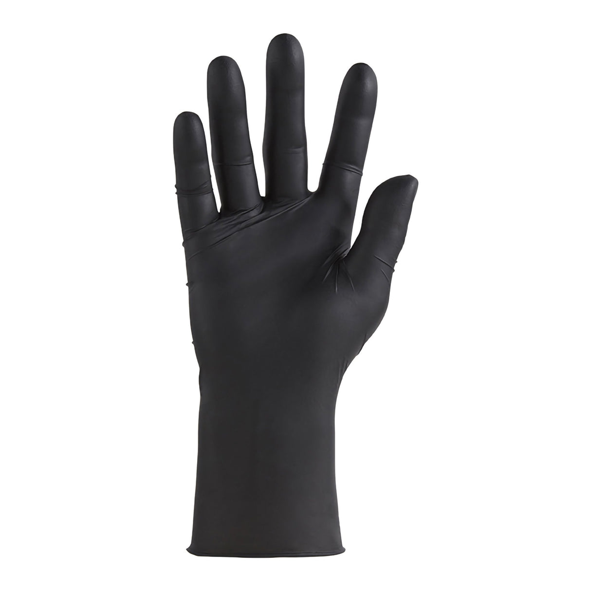 Exam Glove CareStock™ Medium NonSterile Nitrile Standard Cuff Length Fully Textured Black Not Rated - BeHope