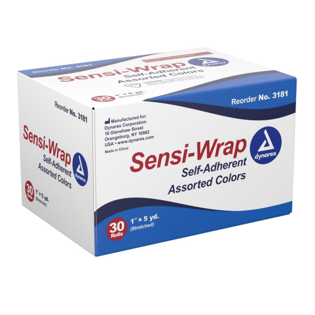Cohesive Bandage Sensi-Wrap 1 Inch X 5 Yard Self-Adherent Closure Red / Green / Purple / Dark Blue / Pink / Light Blue NonSterile Standard Compression - BeHope