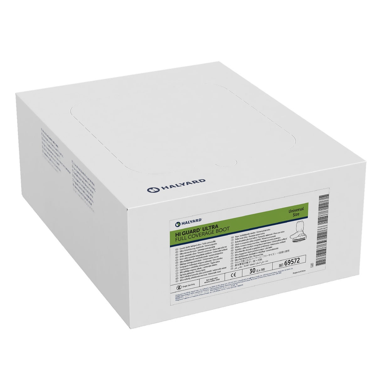 Boot Cover Hi Guard® One Size Fits Most Knee High Nonskid Sole Blue NonSterile - BeHope