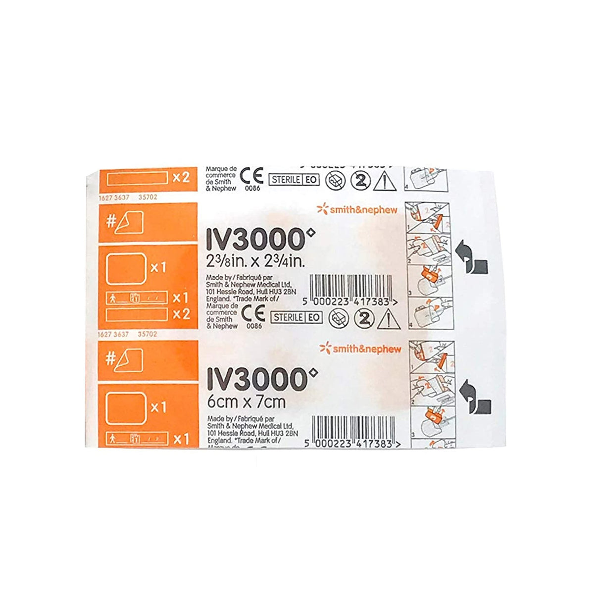 I.V. Dressing IV3000™ REATIC Film 2-3/8 X 2-3/8 Inch Sterile - BeHope