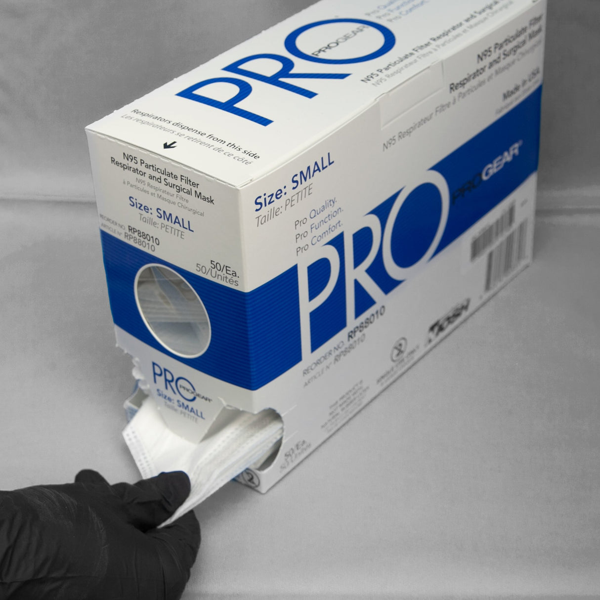 Particulate Respirator / Surgical Mask ProGear® Medical N95 ASTM Level 3 Elastic Strap Regular - BeHope