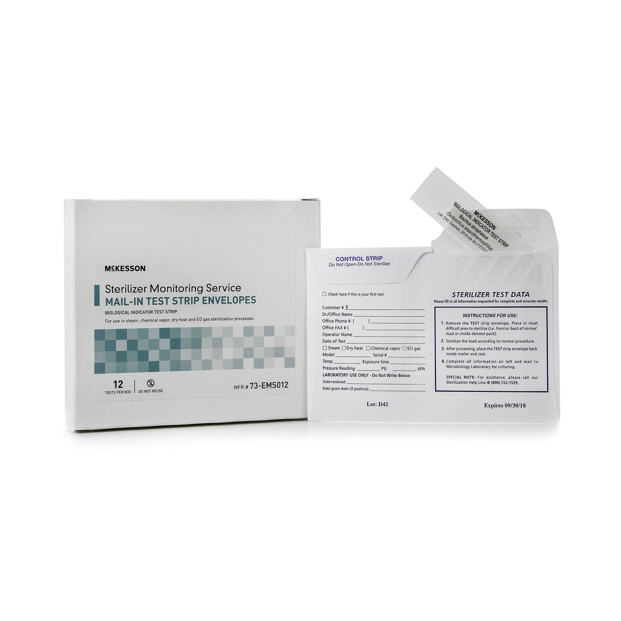 Mckesson Sterilization Mail-in Monitoring Service - BeHope