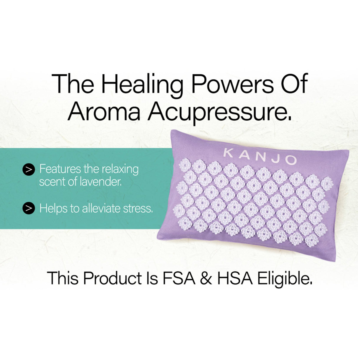 Acupressure Pillow Kanjo 4 X 9 X 14 Inch - BeHope