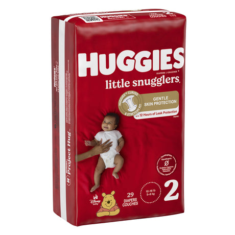 Unisex Baby Diaper Huggies® Little Snugglers Size 2 Disposable Heavy Absorbency - BeHope