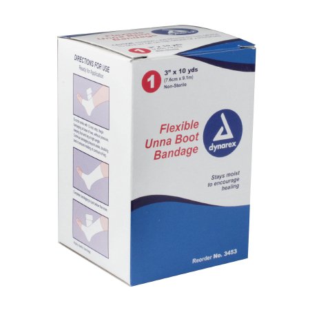 Unna Boot Dynarex® Zinc Oxide 3 Inch X 10 Yard - BeHope