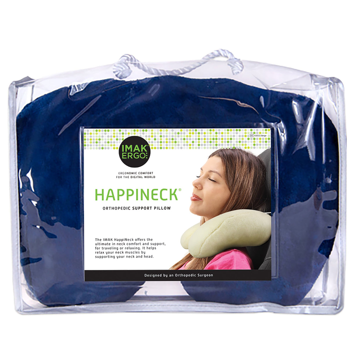 Neck Support Pillow Imak® Happineck™ Reusable Ultimate Comfort - BeHope