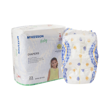 Unisex Baby Diaper McKesson Size 6 Disposable Heavy Absorbency - BeHope