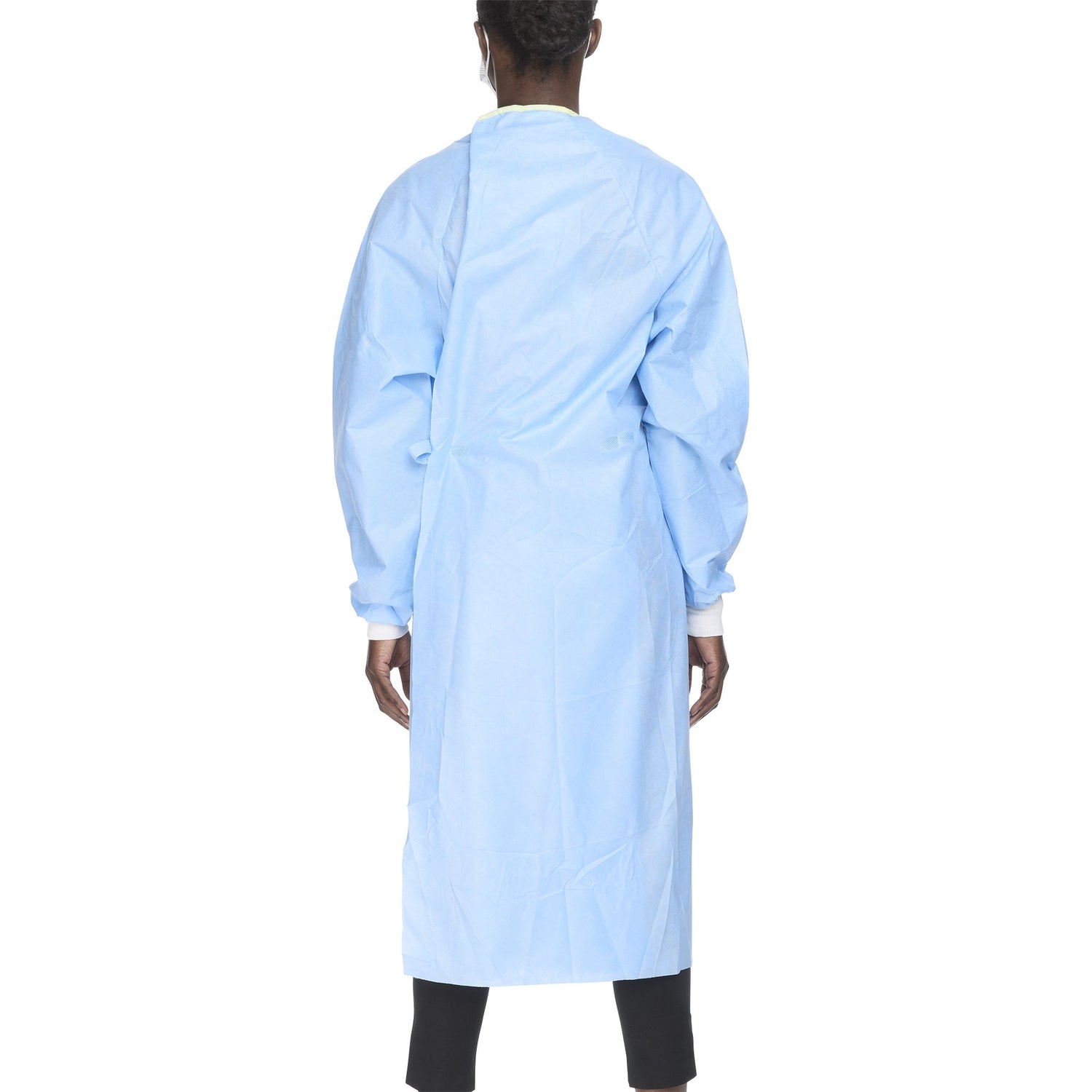Non-Reinforced Surgical Gown with Towel Evolution 4 Large Blue Sterile Not Rated Disposable - BeHope