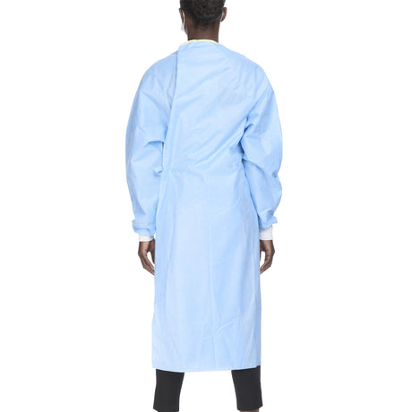 Non-Reinforced Surgical Gown with Towel Evolution 4 Large Blue Sterile Not Rated Disposable - BeHope