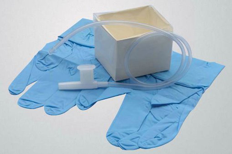 Suction Catheter Kit Tri-Flo® Cath-N-Glove® 14 Fr. Beveled Tip - BeHope