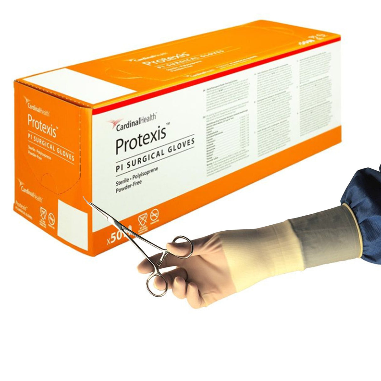 Surgical Glove Protexis™ PI Size 6.5 Sterile Polyisoprene Standard Cuff Length Smooth Ivory Chemo Tested - BeHope