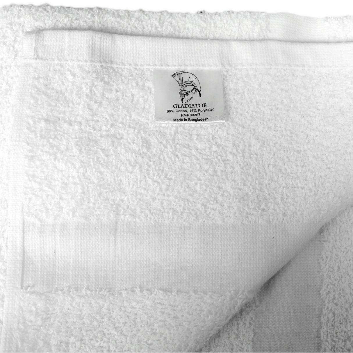 Bath Towel Royal Gold Foundations 20 X 40 Inch OE Cotton 86% / Polyester 14% White Reusable - BeHope