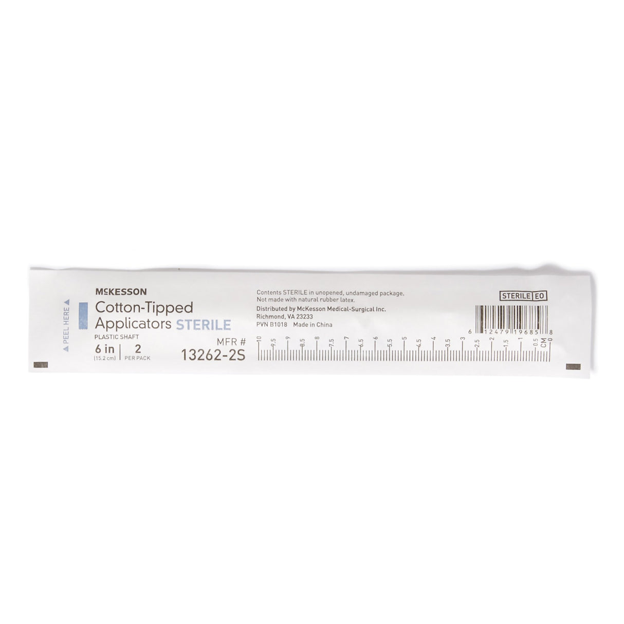 Mckesson Sterile Cotton Tip Applicators with Plastic Shaft - BeHope