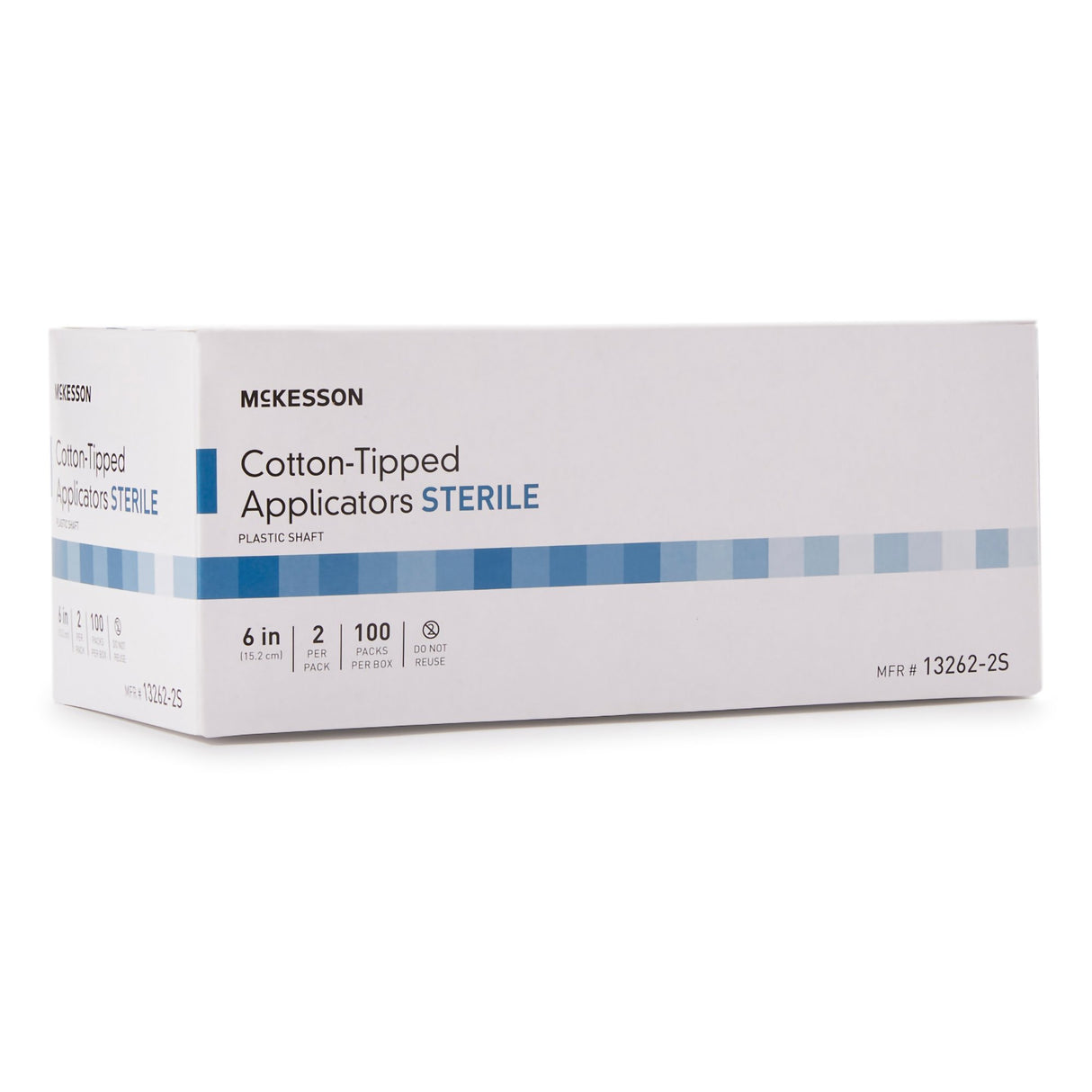 Mckesson Sterile Cotton Tip Applicators with Plastic Shaft - BeHope