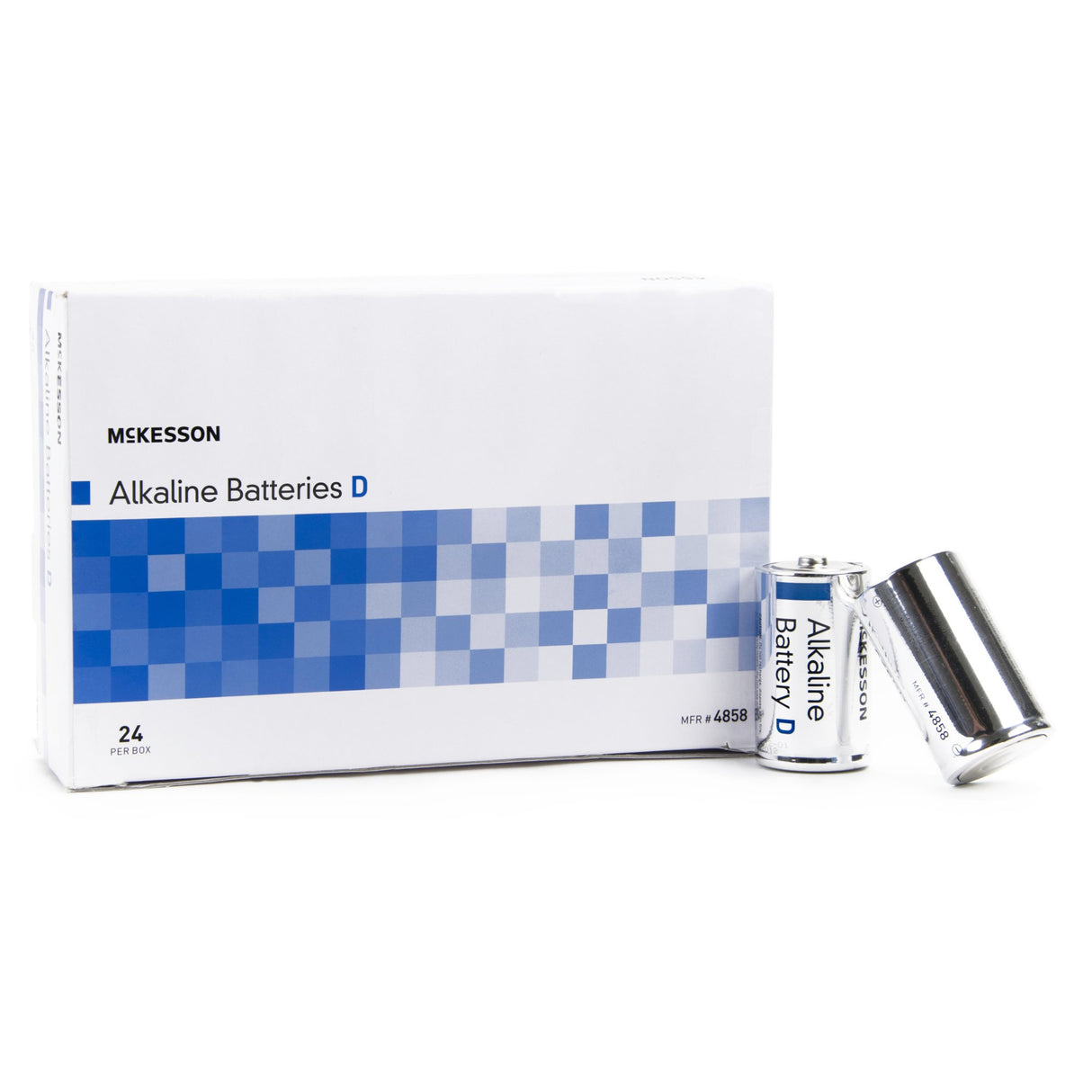 Alkaline Battery McKesson D Cell 1.5V Disposable 24 Pack - BeHope