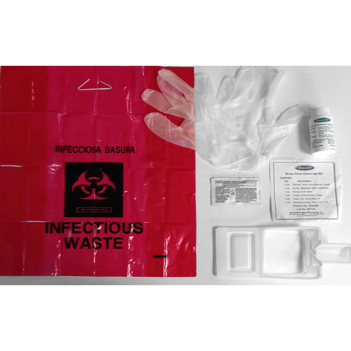 Absorb! Comprehensive Spill Kit for Hazardous Material Cleanup - BeHope