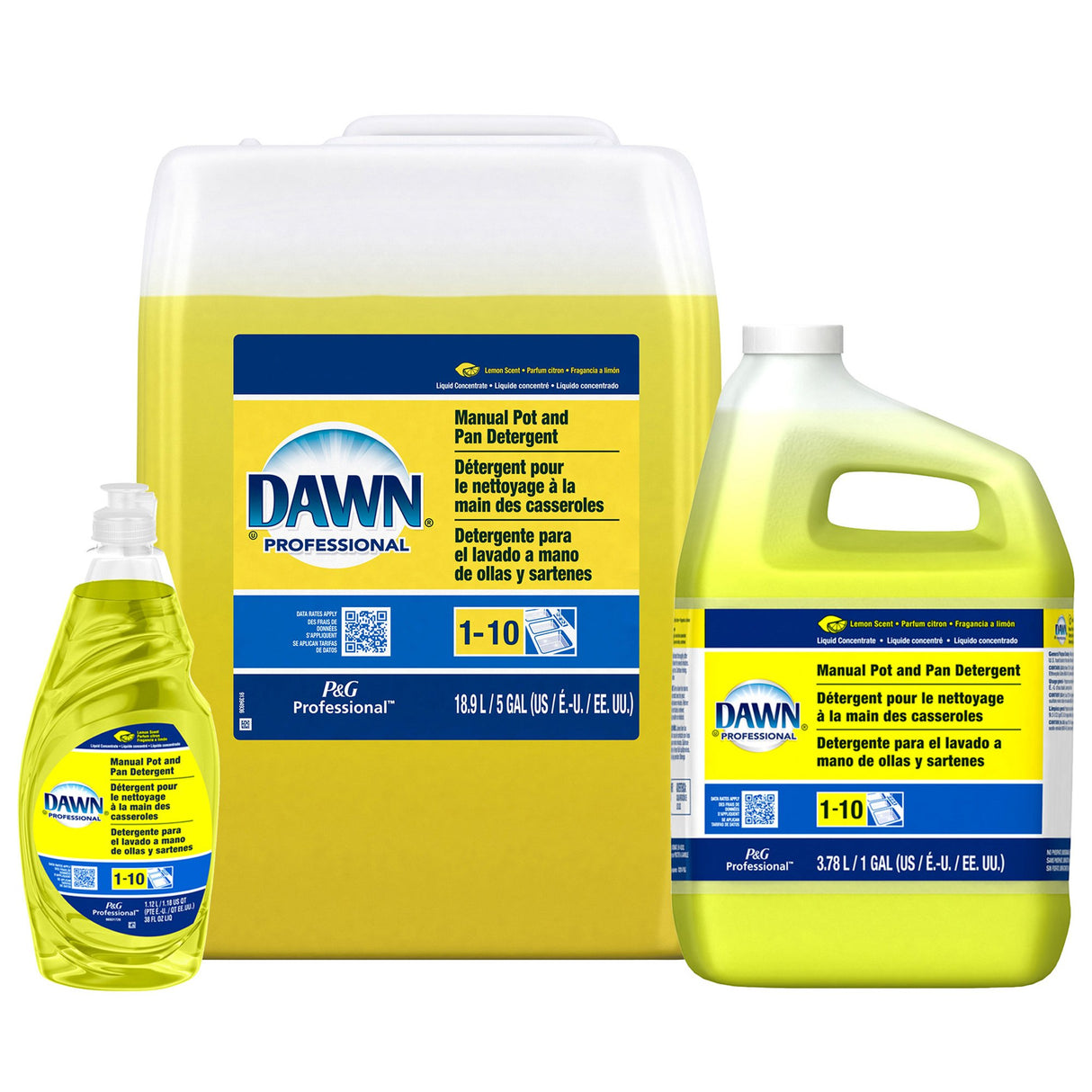 Dish Detergent Dawn® Professional 38 oz. Bottle Liquid Lemon Scent - BeHope