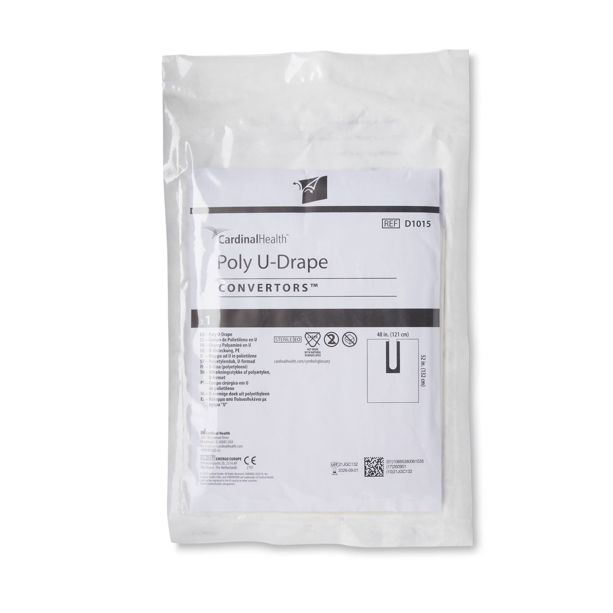 Orthopedic Drape Poly U-drape 48 W X 52 L Inch Sterile - BeHope