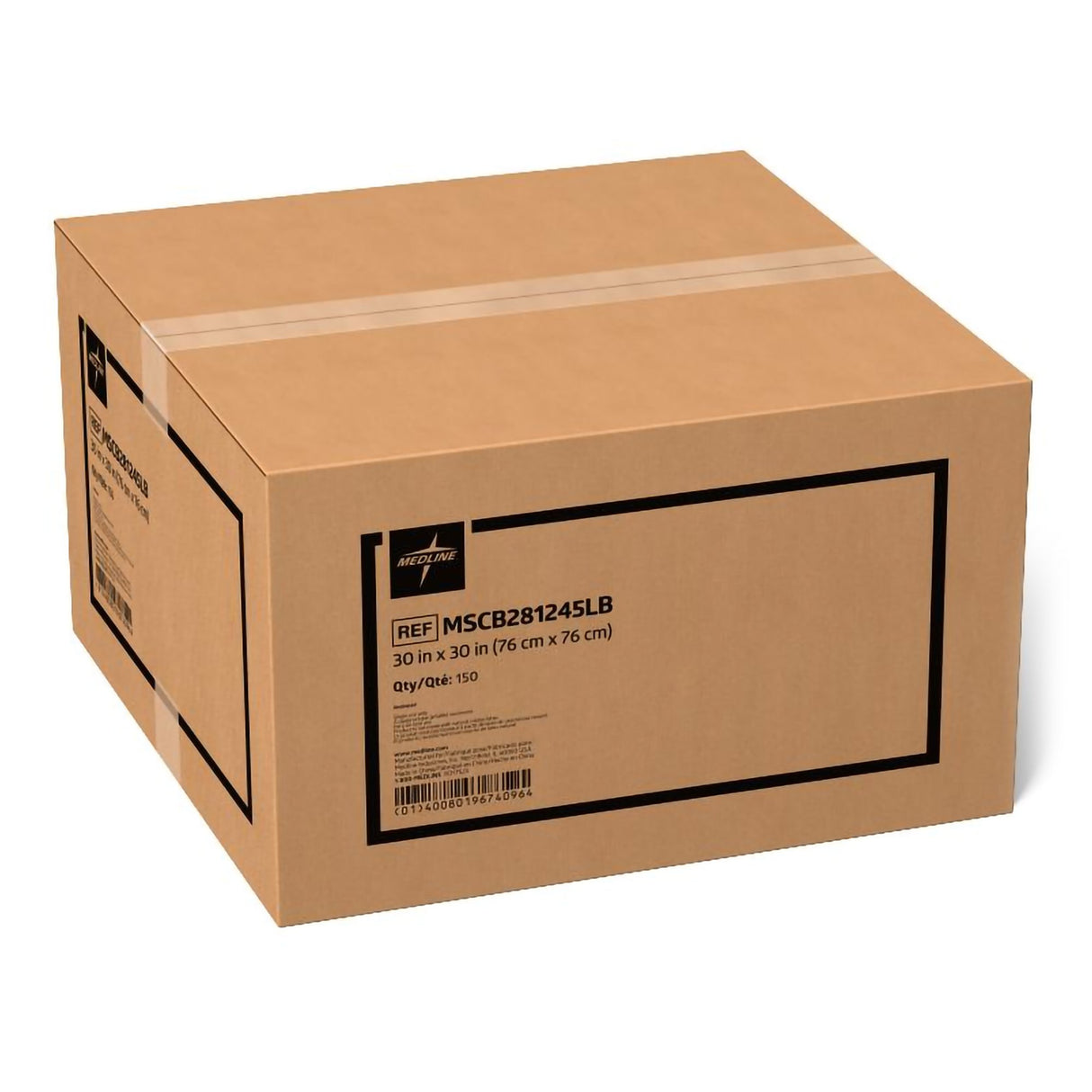 Disposable Underpad Protection Plus® 30 X 30 Inch Fluff Moderate Absorbency - BeHope