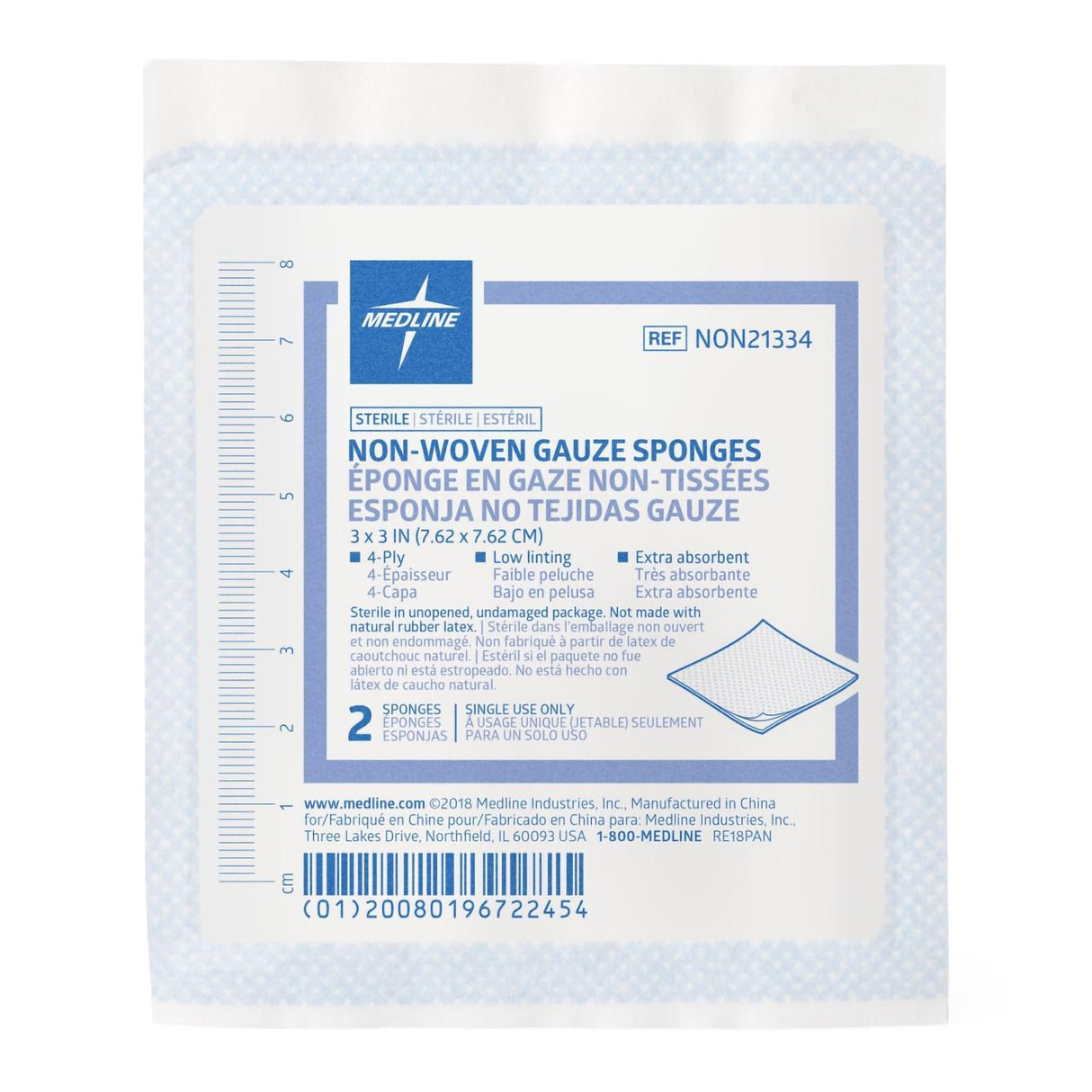 Nonwoven Sponge Avant Gauze® Sterile 2 Per Pack