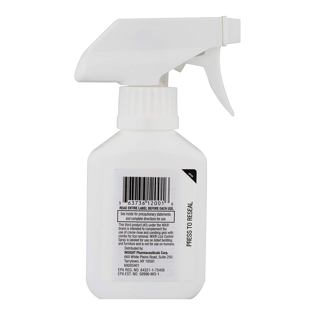 Nix® Lice and Bedbug Treatment Spray for Furniture and Bedding - BeHope