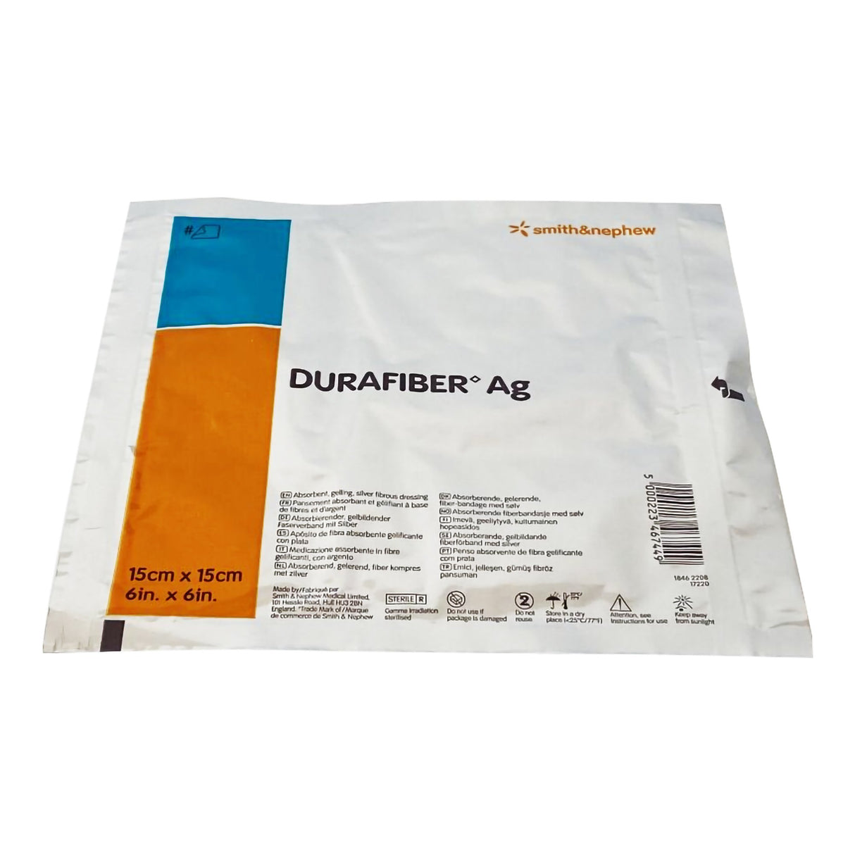 Durafiber Ag Silver Gelling Fiber Dressing Sterile Antimicrobial - BeHope