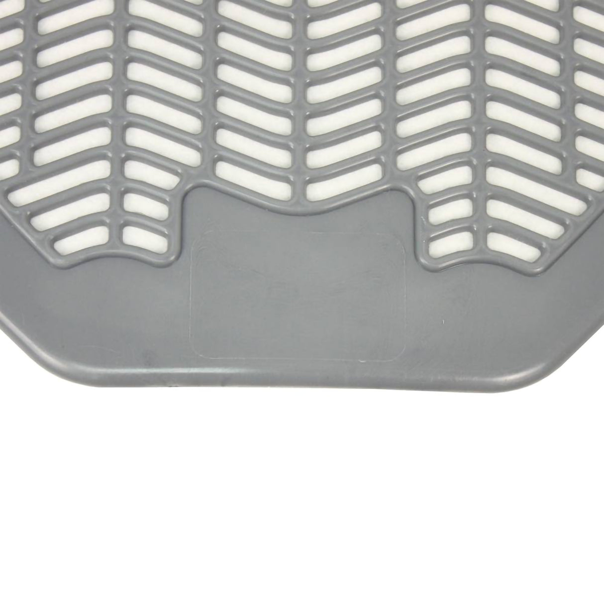 Urinal Floor Mat Impact Z-Mat™ 17-1/2 X 20-3/8 Inch Gray - BeHope