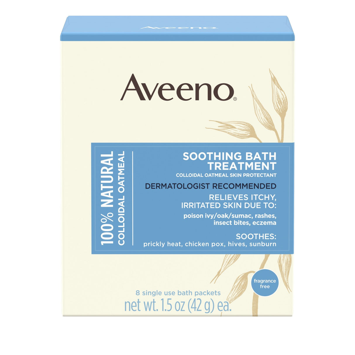 Bath Additive Aveeno® 1.5 oz. Individual Packet Unscented Powder - BeHope