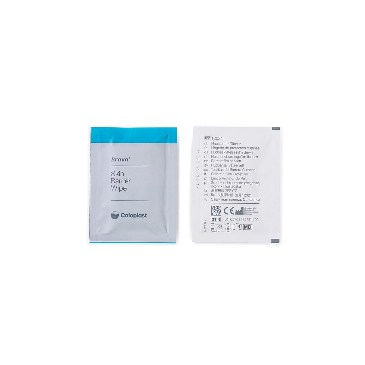 Skin Barrier Wipe Brava® 90 to 95% Strength Hexamethyldisiloxane Individual Packet NonSterile - BeHope