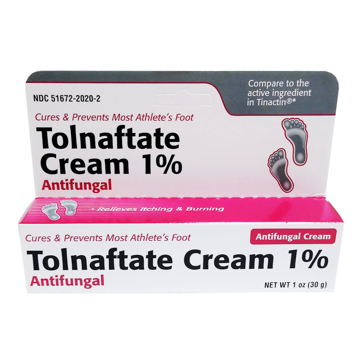 Antifungal 1% Strength Cream 2 oz. Tube - BeHope