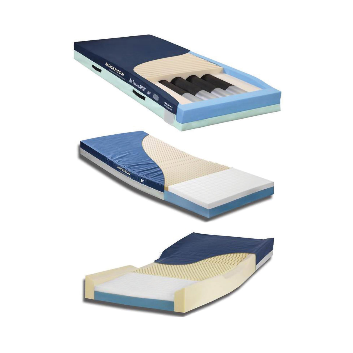 McKesson Therapeutic Foam Mattress with Antimicrobial Cover - BeHope