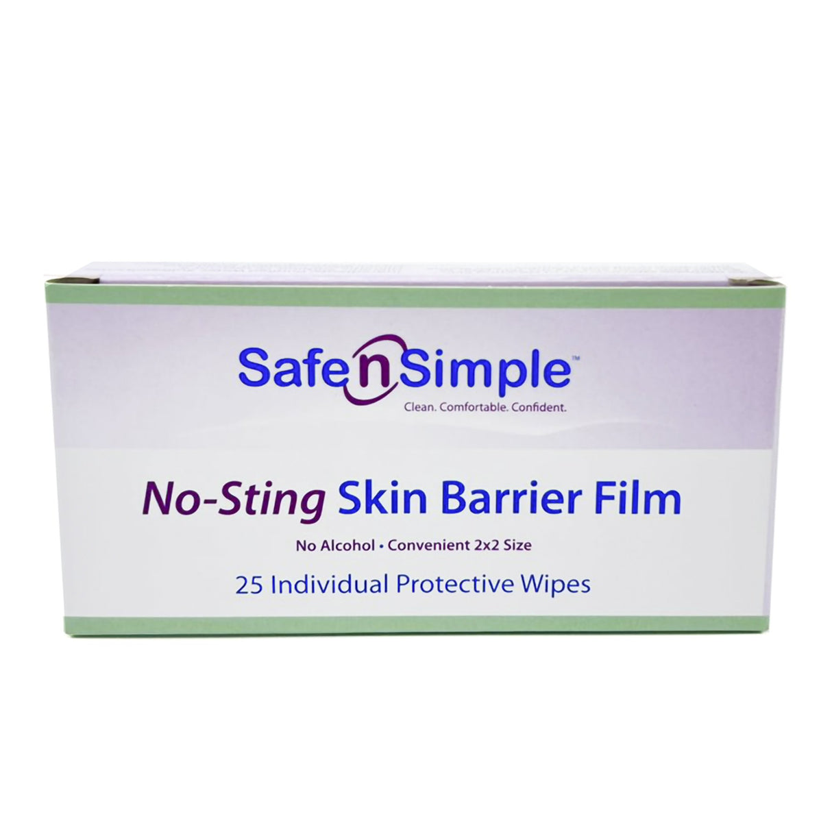 Skin Barrier Wipe Safe N Simple™ No-Sting 60% / 20% Strength Purified Water / Polyvinylpyrrolidone / Glycerin / Propylene Glycol Individual Packet Sterile - BeHope