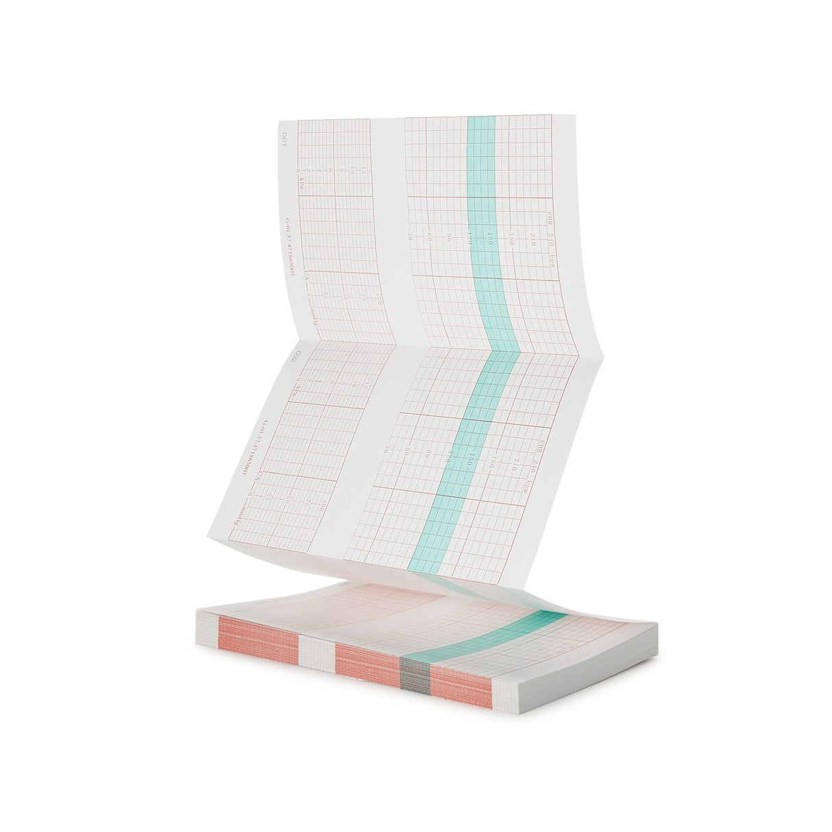 Recording Chart Paper Cooper Surgical® Z-Fold Red Grid - BeHope