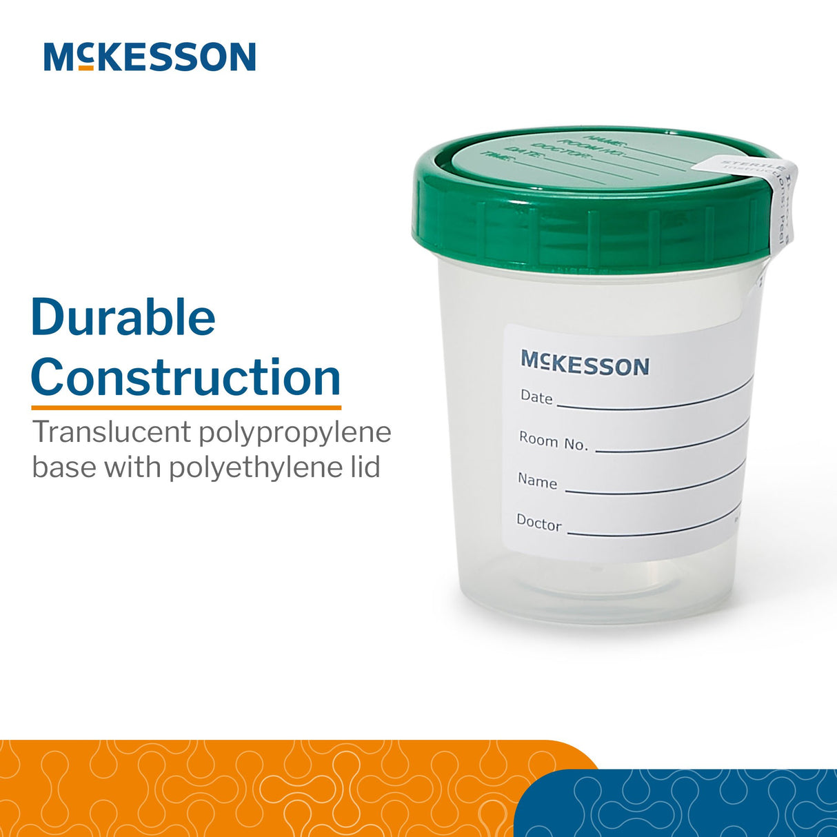 McKesson Sterile Specimen Container Inner Surface Only - BeHope