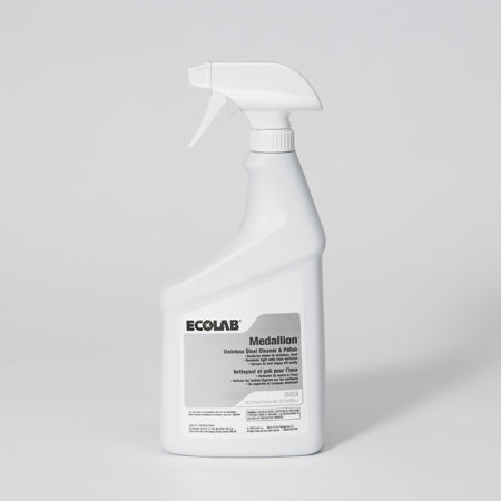 Stainless Steel Cleaner Medallion™ Oil Based Trigger Spray Liquid 32 oz. Bottle Alcohol Scent NonSterile - BeHope