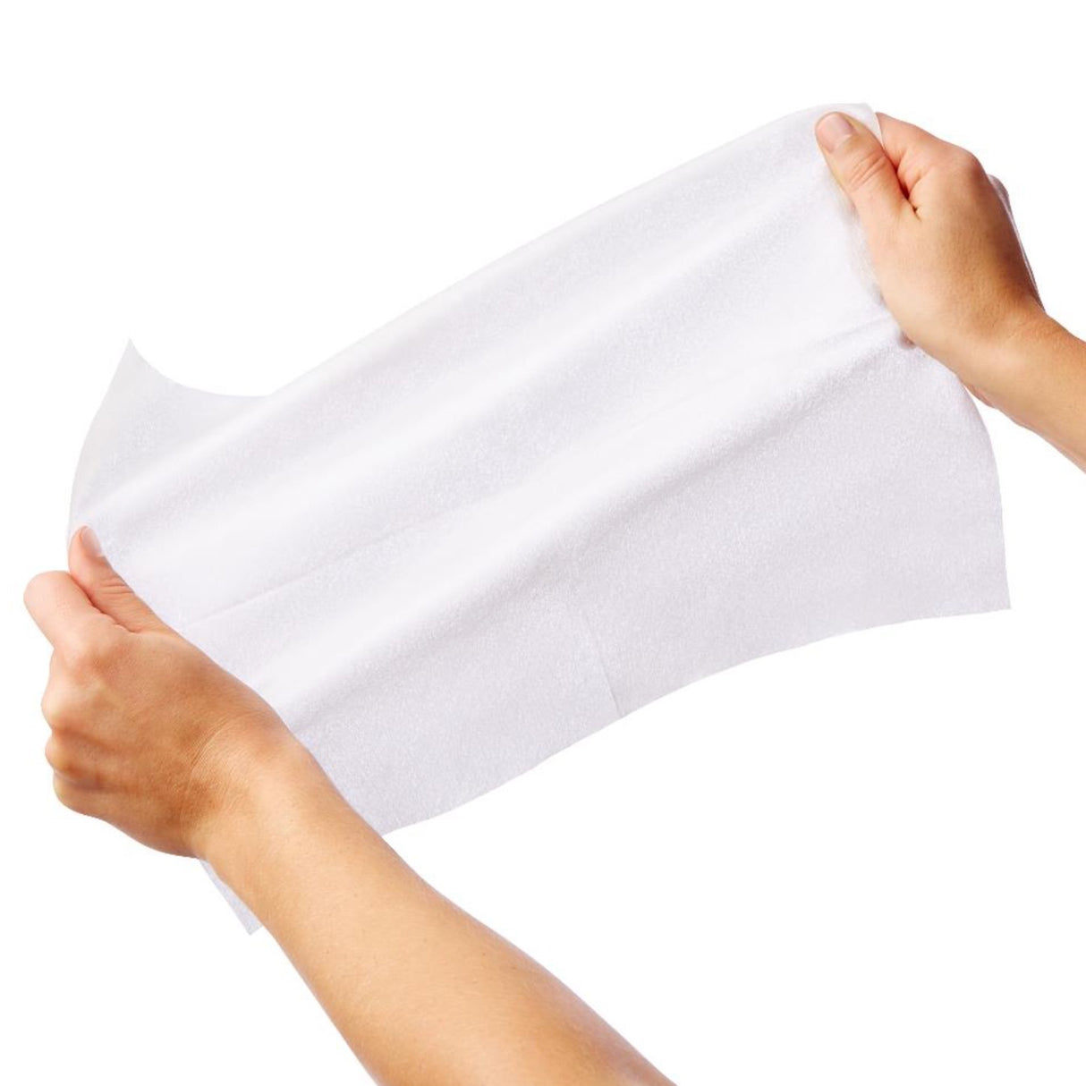 Washcloth UltraSoft 10 X 12 Inch White Disposable - BeHope