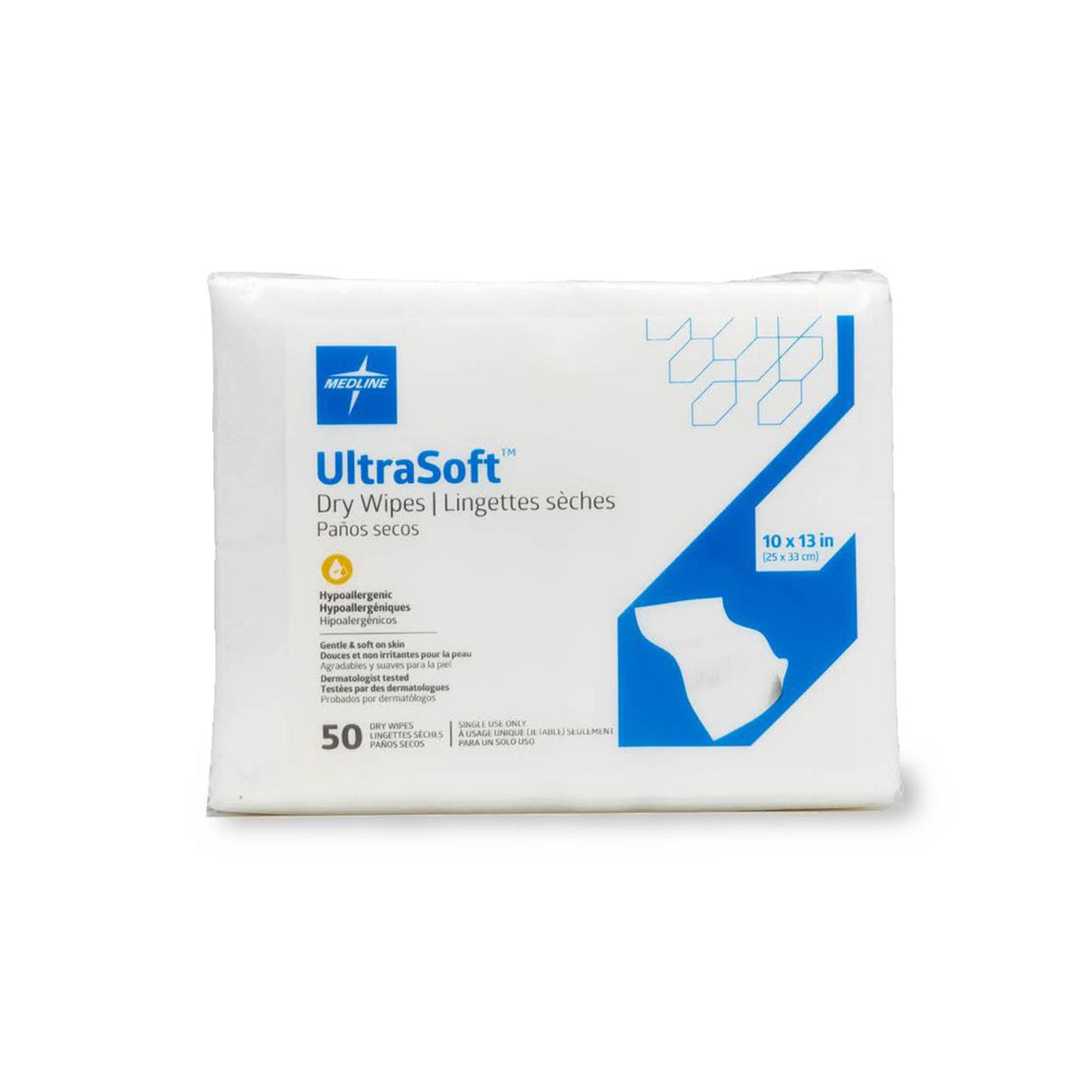 Washcloth UltraSoft 10 X 12 Inch White Disposable - BeHope