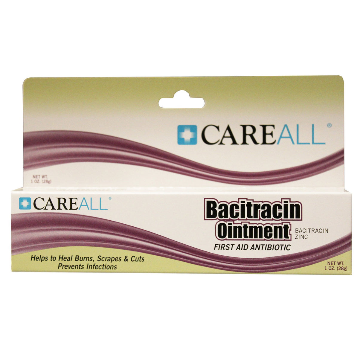 First Aid Antibiotic Bacitracin CareALL® Ointment 1 oz. Tube - BeHope