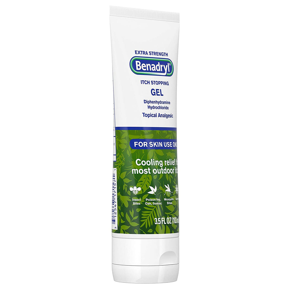 Itch Relief Benadryl® 2% Strength Gel 3.5 oz. Tube - BeHope