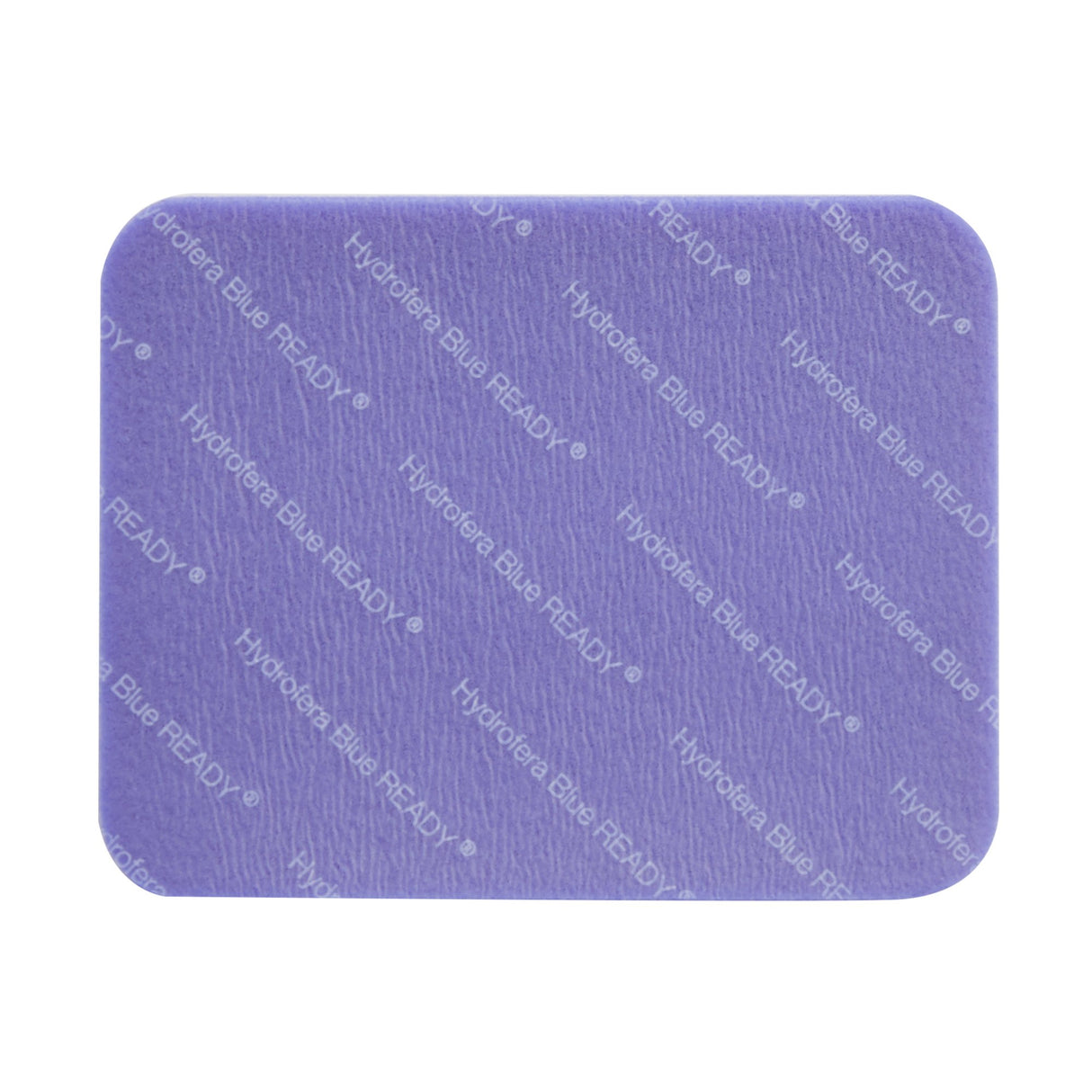 Antibacterial Foam Dressing Hydrofera BLUE® READY 4 X 5 Inch Without Border Waterproof Film Backing Nonadhesive Rectangle Sterile - BeHope