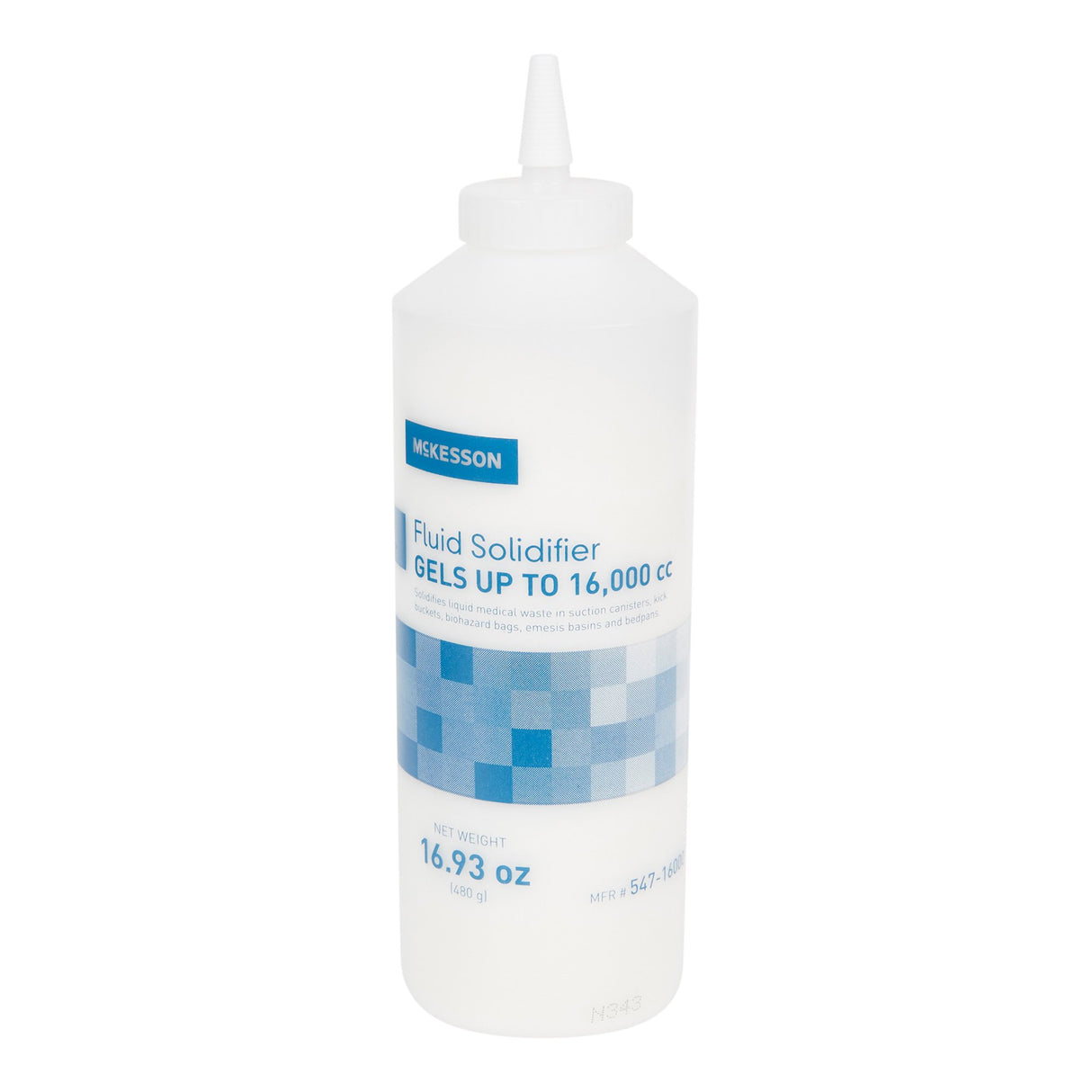 Fluid Solidifier McKesson 16,000 cc Needle Nose Tip Bottle 16 oz. - BeHope