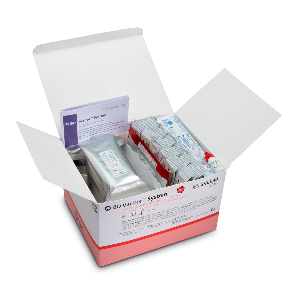 BD Veritor System Rapid Strep A Test Kit CLIA Waived - BeHope