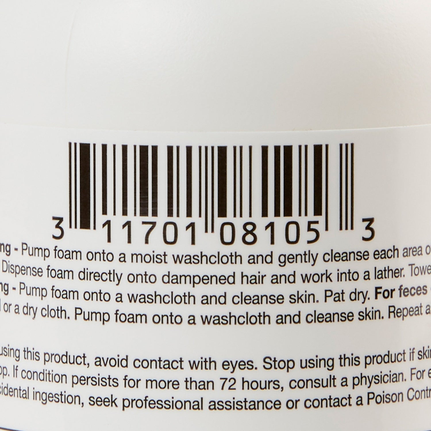 Rinse-Free Shampoo and Body Wash Bedside-Care® 8.1 oz. Pump Bottle Unscented - BeHope