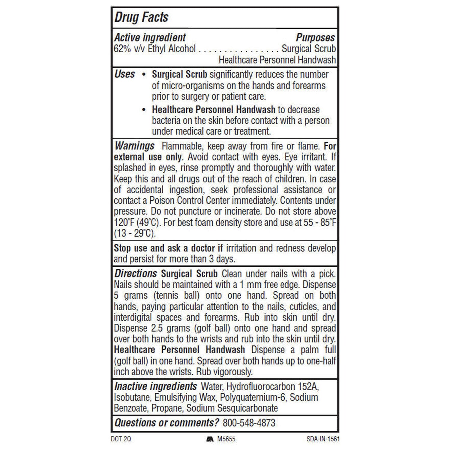 Hand Sanitizer Alcare Plus 9 oz. Ethyl Alcohol Foaming Aerosol Can - BeHope