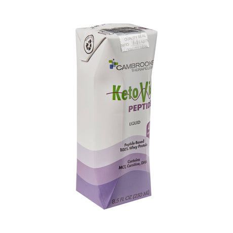 Oral Supplement KetoVie® Peptide 4:1 Unflavored Liquid 8.5 oz. Carton - BeHope