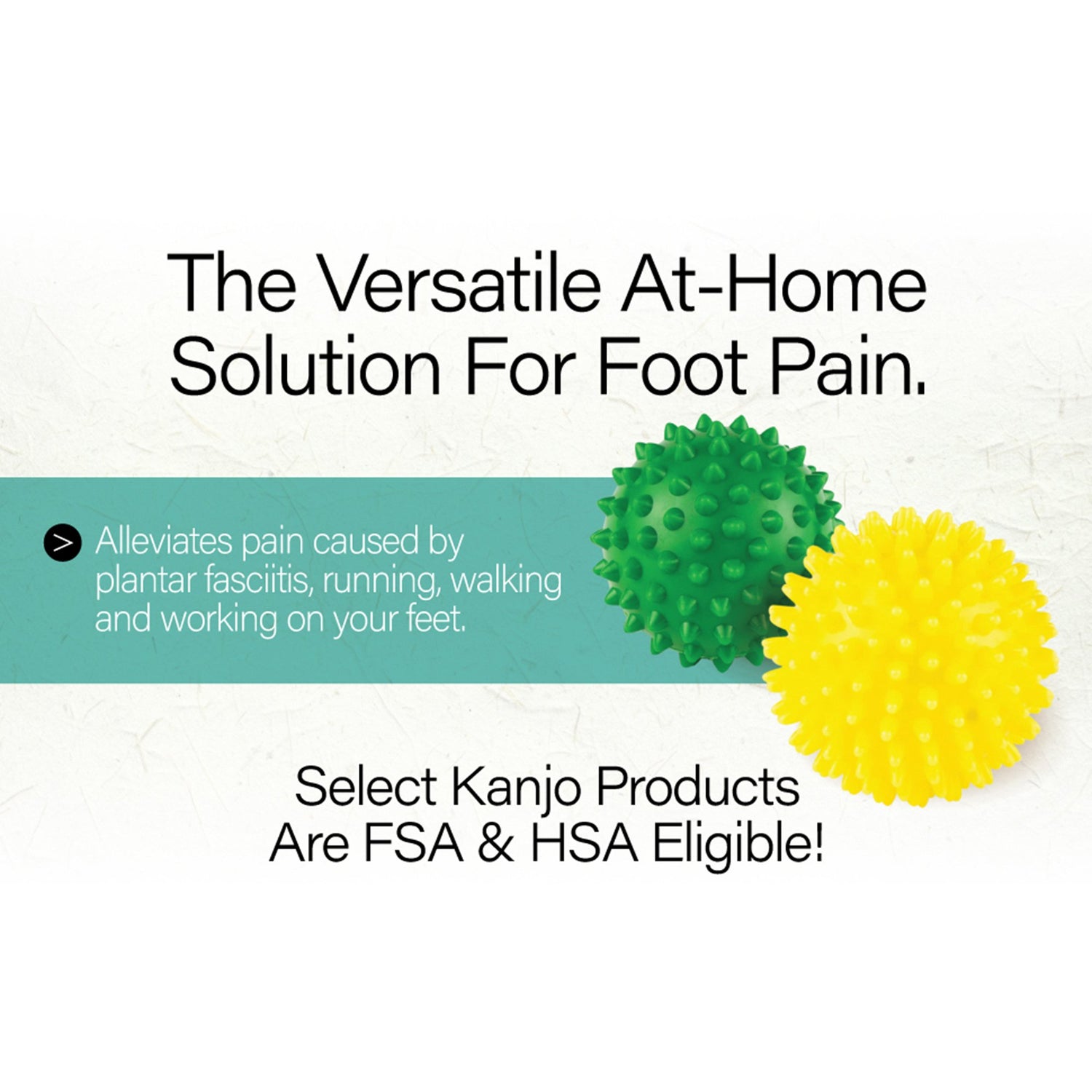 Acupressure Foot Massager Kanjo 2-1/2 Inch Diameter / 2-3/4 Inch Diameter - BeHope