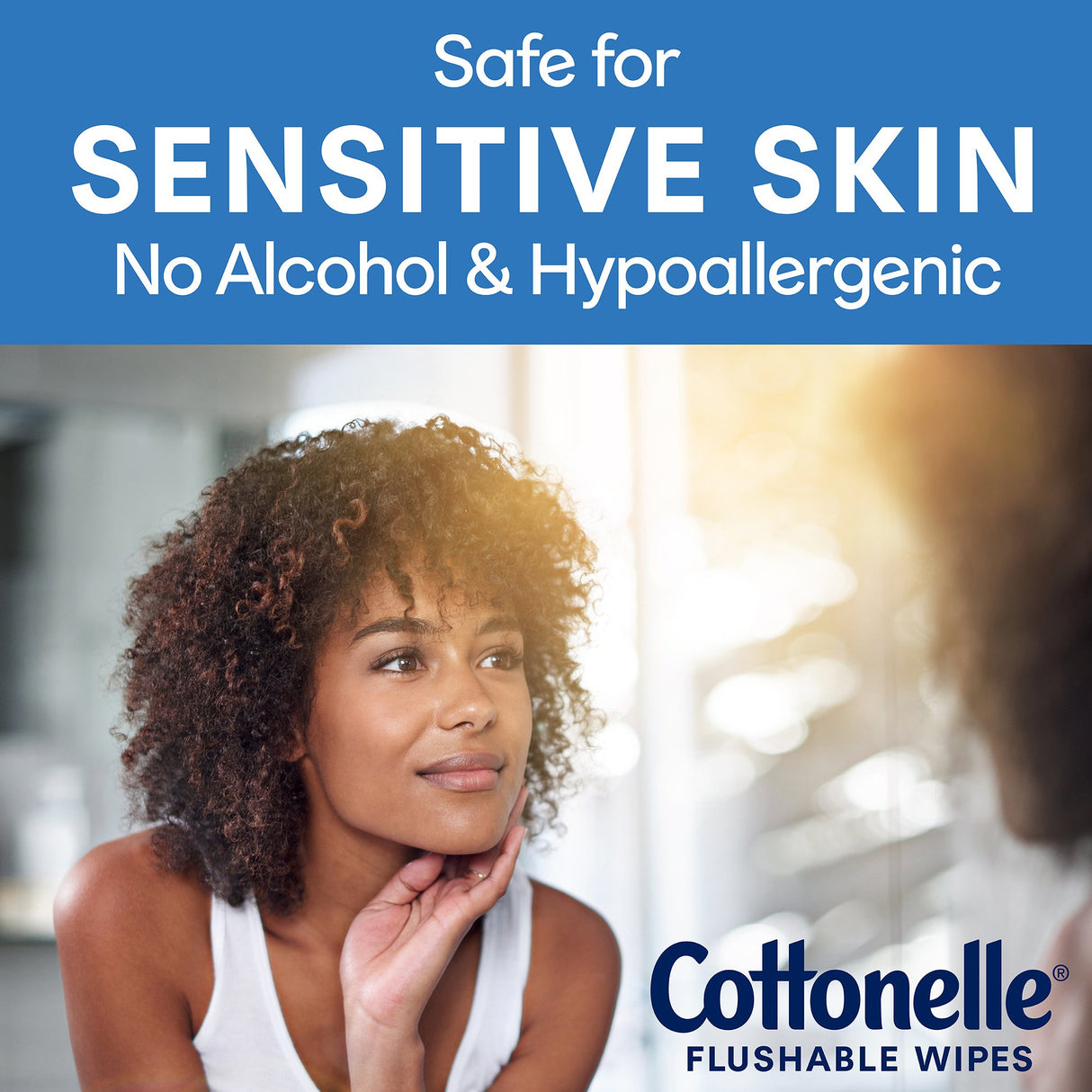 Flushable Personal Wipe Cottonelle® FreshCare® Soft Pack Scented 42 Count - BeHope