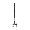 Small Base Quad Cane McKesson Steel 30 to 39 Inch Height Black - BeHope