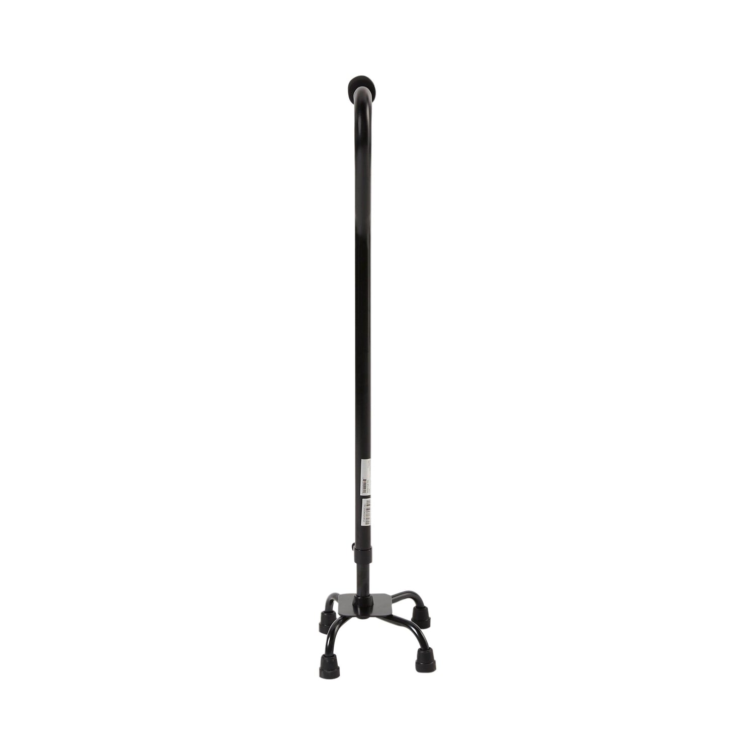 Small Base Quad Cane McKesson Steel 30 to 39 Inch Height Black - BeHope